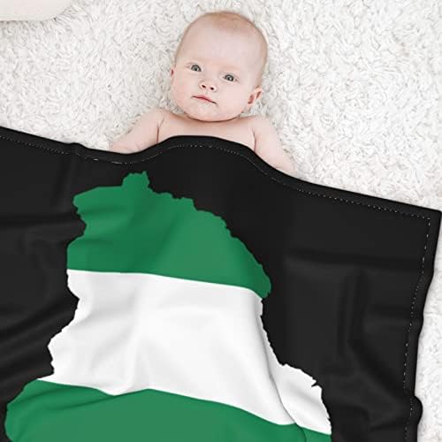 2018 דגל ניגרי ומפה שמיכת תינוק 30 x 40 באולטרה פעוטות רכה שמיכת תינוקות שמיכת סיעוד שמיכת מגבת ילדים