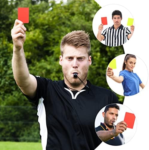 כרטיסי עונש עונשין בכדורגל של IPETBOOM, קלפי שופט כדורגל 10 יחידים בכדורגל קלפים צהובים ואדומים