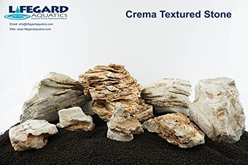 Lifegard Crema מרקם אבן אקווריום מרקם אבן בגודל קטן אבן 42 קילוגרם כמות