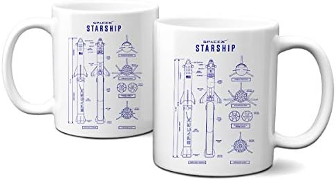 Starship Blueprint 11oz ספל