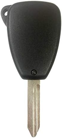 החלפת מפתח רכב FOB עבור קרייזלר ג'יפ דודג 'ללא מפתח מרחוק 4 כפתור FCC מזהה: KOBDT04A, על ידי AutoKeyMax