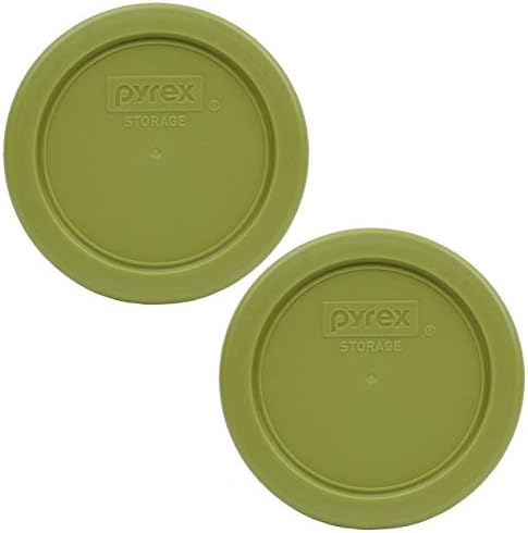 פיירקס 7202-מחשב זית ירוק פלסטיק מזון אחסון החלפת מכסה, תוצרת ארה ב-2 מארז