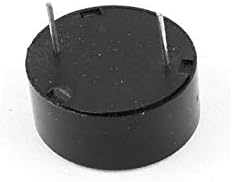 שחור 22 ממקס10 ממ זמזם אזעקה רציפה אלקטרונית תעשייתית 3-24 וולט (כושי 22 ממקס10 ממ גוון אלקטרוני תעשייתי