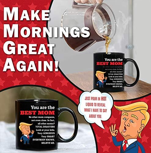 מצחיק טראמפ צבע-שינוי קפה כוס 12 עוז-מגה ספל-הטוב ביותר אמא מתנות & מגבר; כיף אמהות יום מתנות עבור