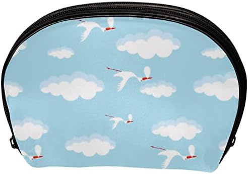 תיק טואלטיקה, תיק קוסמטיקה של איפור נסיעות לגברים נשים, ענני שמיים של Storks
