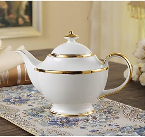 ZLXDP עצם משובצת עצם סין סט תה סט קפה קרמיקה בסגנון אירופאי סט חרסינה כוס תה קומקום תה סט מתנות