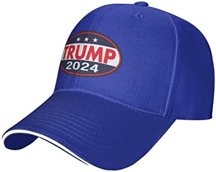 GHBC טראמפ 2024 מבוגרים כובע בייסבול כובע סנאפבק של נשים מתכווננות כובע הסנאפבק של הגבר