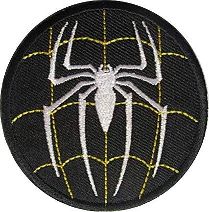 ספיידרמן עכביש עכביש טקטיקות לולאה של וו צבאית טלאי רקום טלאי רקום