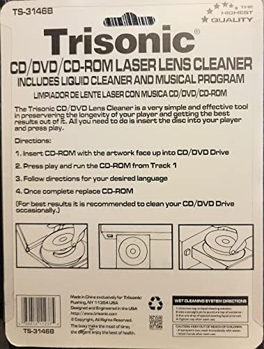 Trisonic CD/DVD/CD-ROM Laser Laser Cle