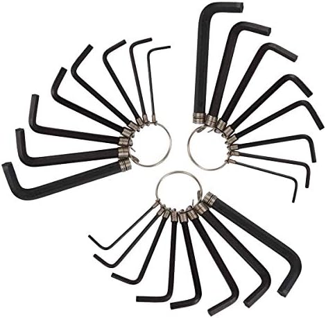 מפתח ברגים משושה XMHF עם טבעת מפתח טבעת אלן ברגים כלי תיקון אופניים צורה L צורה מפתח ברגים גודל