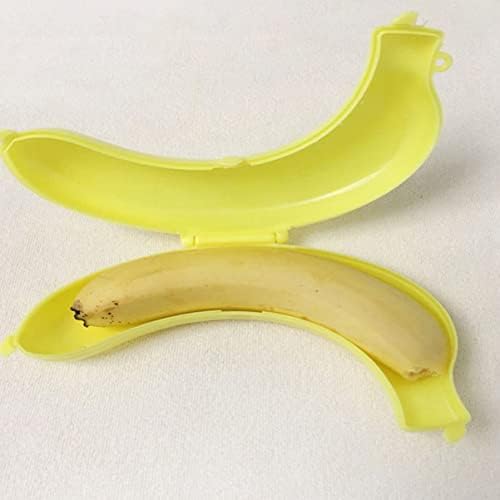 בננה מחזיק 4 יחידות יצירתי בננה אחסון מקרי נסיעה פירות מכולות לשימוש חוזר