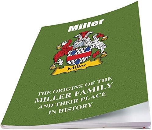 אני Luv Ltd Miller חוברת היסטוריה של שם משפחה משפחתי עם עובדות היסטוריות קצרות