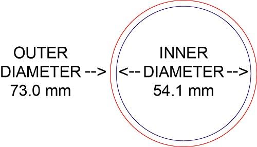 גלגלי SSR מהירות טבעות רכזות פלסטיק כוכב 73.0 ממ OD עד 54.1 ממ מזהה 1SB2BB73541