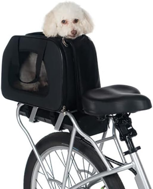 פדגו אופניים חשמליים מנשא לחיות מחמד-מנשא כלבים לאופניים-מתלה אופניים אחורי מארז כלבים