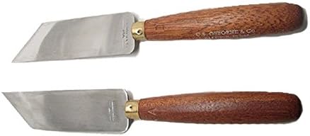 2 אוסבורן 469A & B ימין ושמאל סכין סכינים יצרני סנדק סנדלר תיקון עור מלאכת עור - תוצרת ארהב