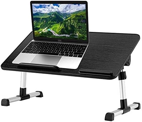 Stand Woxwave Stand and Make תואם ל- Dell Latitude 7330 2-in-1-מעמד מגש מיטת מחשב נייד מעץ אמיתי, שולחן