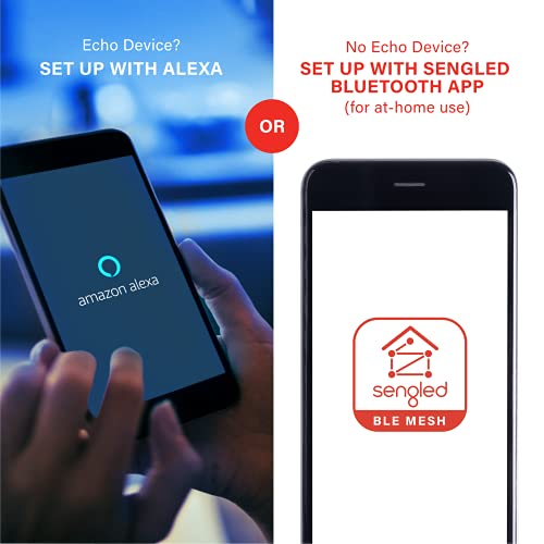 תקע חכם Sengled עובד עם Alexa, Smart Plug Bluetooth Mesh, Alexa Plug Plug Outlet שלט רחוק
