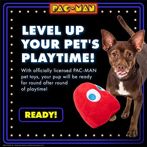 PAC-Man לחיות מחמד 6 Blinky The Ghost Clush Sweak צעצוע של כלבים