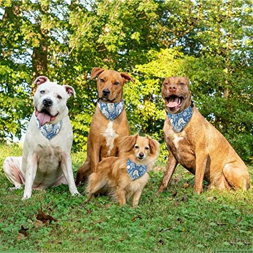 דפוס מצויר של שועל חמוד כלב כלב בנדנה צווארון כלבים משולש כלב כלבים מתכווננים ביקבי כלבים לגורים