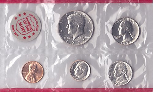 ערכת מטבעות אמריקאית לא מחולקת 1972-D