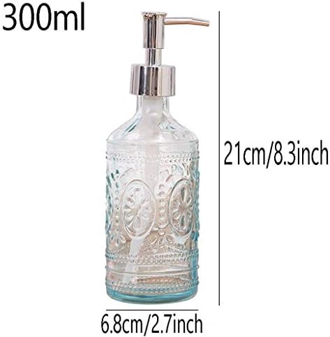 XZJJZ הניתן למילוי נוזלים מתקן סבון בקבוק משאבה לשטחי חדר אמבטיה, סבון יד המכיל כיורי מטבח, סבון כלים,