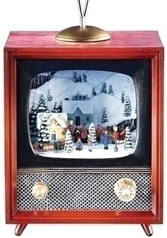 חג המולד מאת רומן בעמ, קולקציית שעשועים, 5.75 H LED Village Village ,, פנס, גלובוס שלג, עיצוב בית