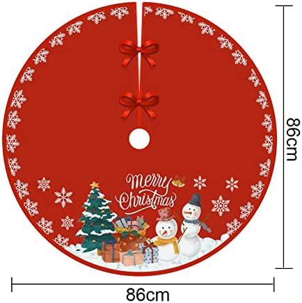 חצאית עץ חג המולד עגולה מסיבת מחצלת חיצונית מקורה מפלגת חג המולד של סנטה קלאוס משובצת בית קישודים בית