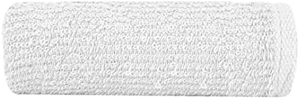קאזה קופנהגן-יסודות 100 חבילה מוצק מגבת לבן פרימיום לשטוף בד מגבות-לבן פנים מגבות