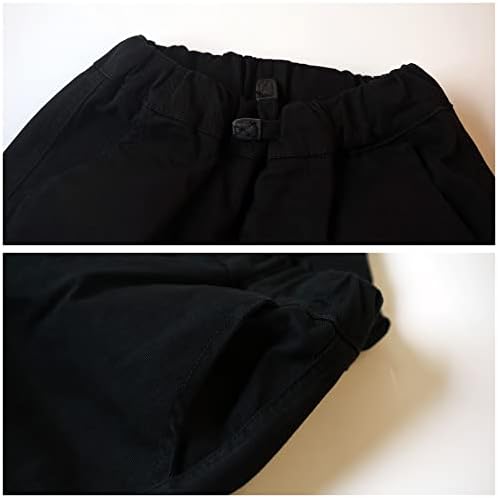 מכנסי פעוטות מיני פנדה, מכנסיים שחורים פעוטות בנים או בנות, מכנסיים קטנים 2 חלקים