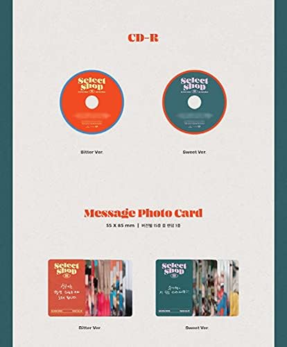 Ha sungwoon בחר חנות 5th Mini אלבום גרסה מתוקה CD+1P פוסטר+60p פוטו פוטו+1p הודעה פוטו -קארד+20p מילים ספר+1p