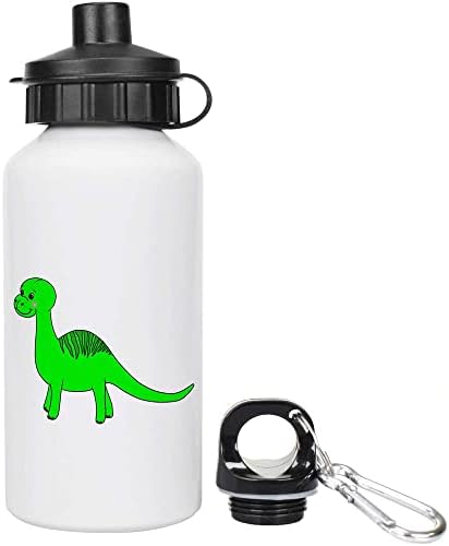 AZEEDA 400ML 'דינוזאור ירוק' ילדים לשימוש חוזר במים/שתייה