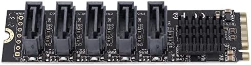 PH56 M2 PCIE SATA 3 5 PORT DISK HARD EXK CARD כרטיס העברה 6GBS תמיכה בהרחבת מחשב פונקציית PM, קל לשימוש.