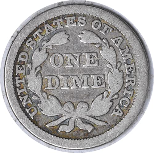 1850 P Liberty Seated Dime unstriated VG