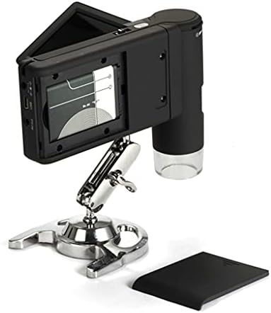 מיקרוסקופ דיגיטלי נייד פי 500 3 אינץ '5 מ מ סוללת ליתיום מתקפלת 8 כלי מצלמה זכוכית מגדלת למחשב