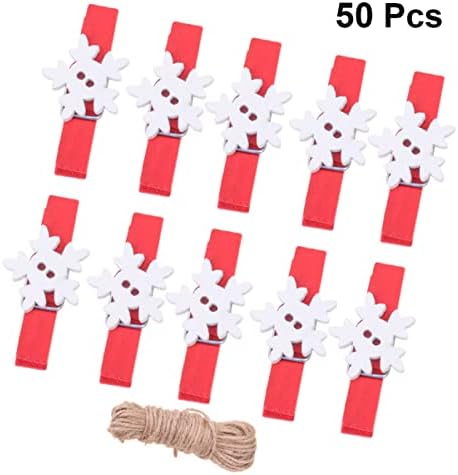 Pretyzoom 150 PCS סיכה תליית קטעי נייר עם קישוט חוטים מיני מטרים צילום אופנה יג מסיבת חג מולד חגיגי
