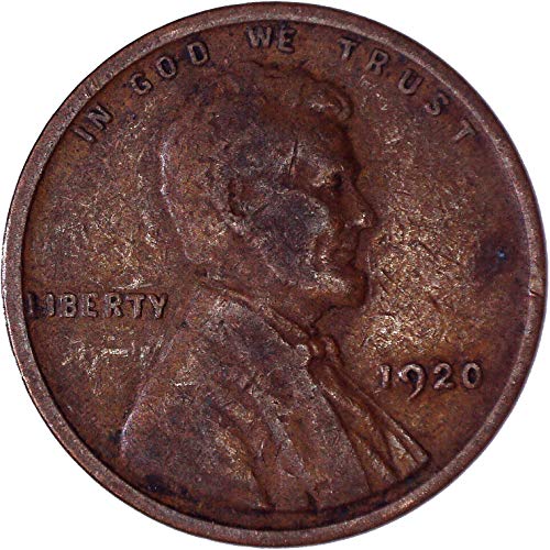 1920 Lincoln Weat Cent 1c בסדר מאוד