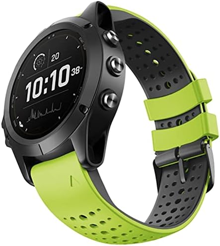 Kangdd צבעוני QuickFit רצועת Watchband עבור Garmin Fenix ​​7 7x 5 5x 3 3 HR 945 Fenix ​​6 6x Watch Silicone
